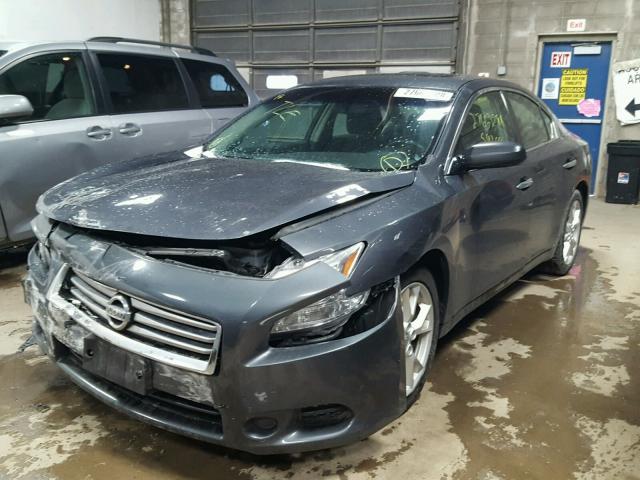 1N4AA5AP8CC855600 - 2012 NISSAN MAXIMA S GRAY photo 2