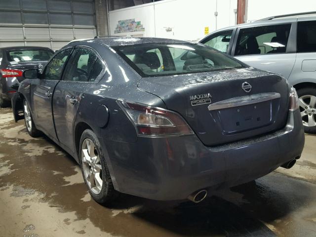 1N4AA5AP8CC855600 - 2012 NISSAN MAXIMA S GRAY photo 3