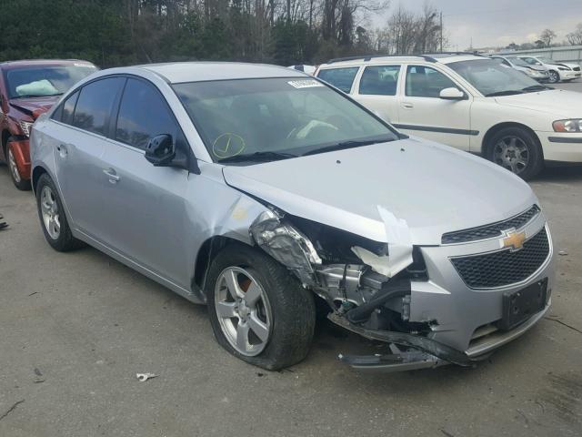 1G1PC5SB0E7410158 - 2014 CHEVROLET CRUZE LT SILVER photo 1