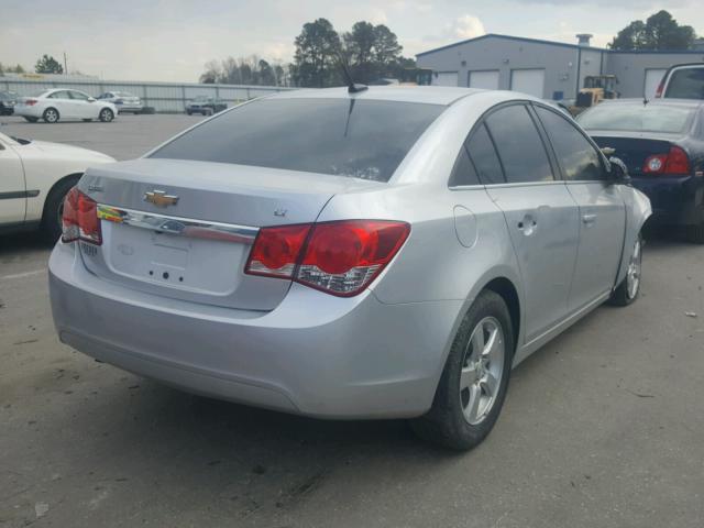 1G1PC5SB0E7410158 - 2014 CHEVROLET CRUZE LT SILVER photo 4