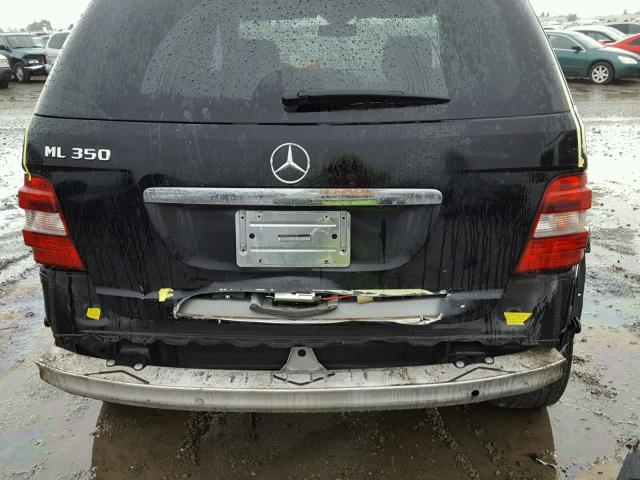 4JGBB5GB0AA532007 - 2010 MERCEDES-BENZ ML 350 BLACK photo 9