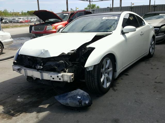 JNKCV54E63M224810 - 2003 INFINITI G35 WHITE photo 2