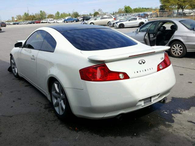 JNKCV54E63M224810 - 2003 INFINITI G35 WHITE photo 3