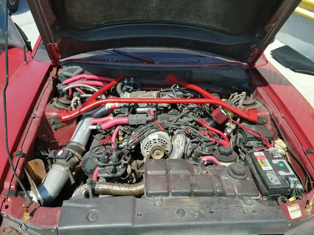 1FALP45X4TF120476 - 1996 FORD MUSTANG GT RED photo 7