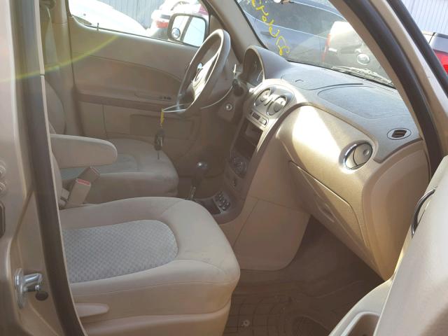 3GNDA13D86S506316 - 2006 CHEVROLET HHR LS TAN photo 5