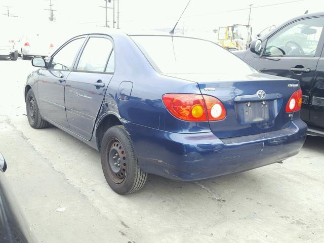 1NXBR32E84Z330861 - 2004 TOYOTA COROLLA CE BLUE photo 3