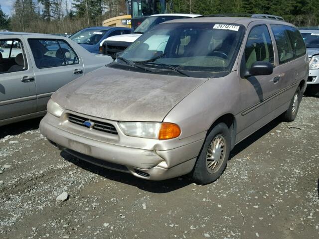 2FMDA5147WBB44189 - 1998 FORD WINDSTAR W BEIGE photo 2