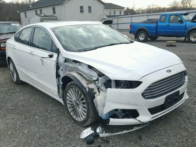 3FA6P0K90ER344331 - 2014 FORD FUSION TIT WHITE photo 1