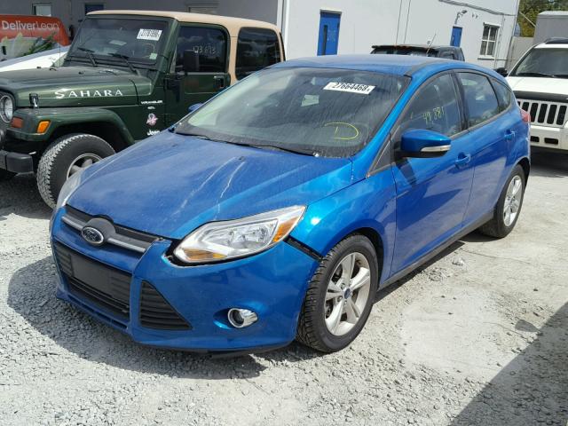 1FADP3K29EL246179 - 2014 FORD FOCUS SE BLUE photo 2