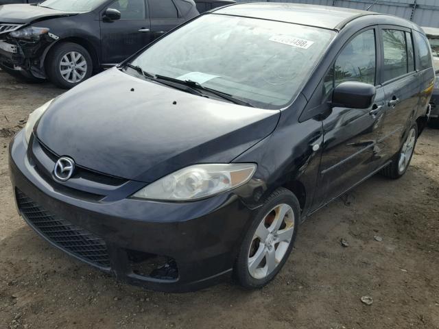 JM1CR293460114930 - 2006 MAZDA 5 BLACK photo 2