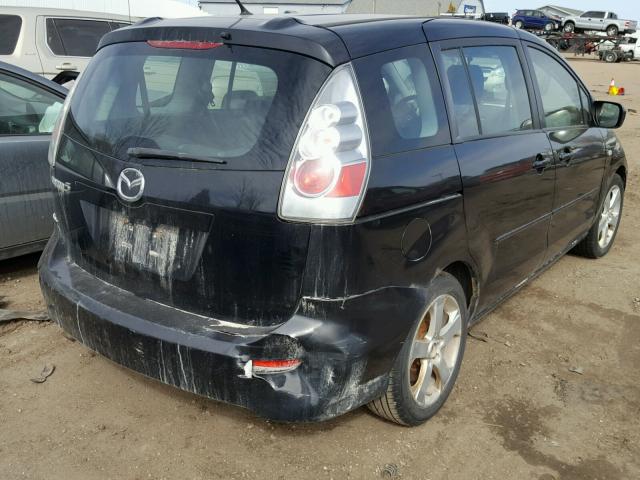 JM1CR293460114930 - 2006 MAZDA 5 BLACK photo 4