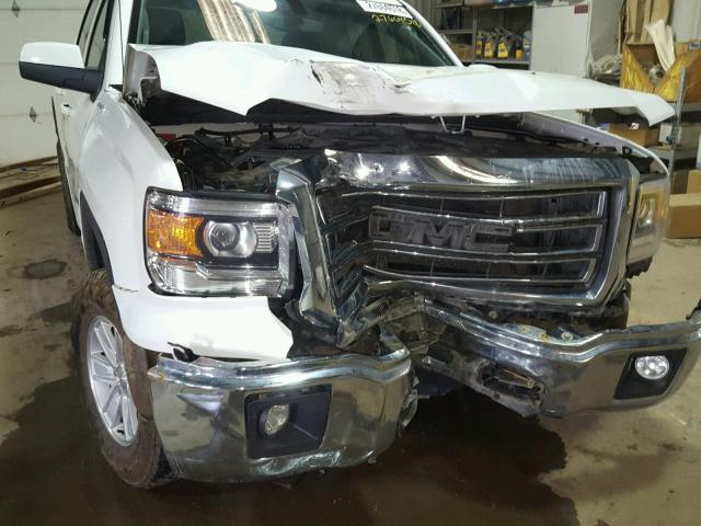 3GTU2UECXEG438369 - 2014 GMC SIERRA K15 WHITE photo 9