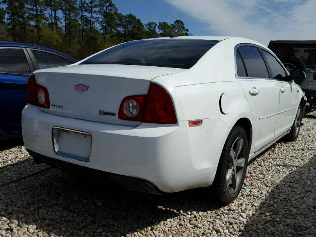 1G1ZF57579F237026 - 2009 CHEVROLET MALIBU HYB 白色 照片 4