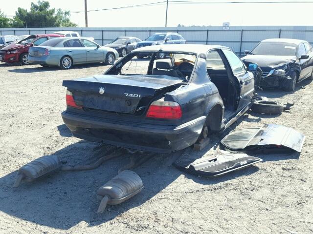 WBAGG83481DN83058 - 2001 BMW 740 I AUTO BLACK photo 4