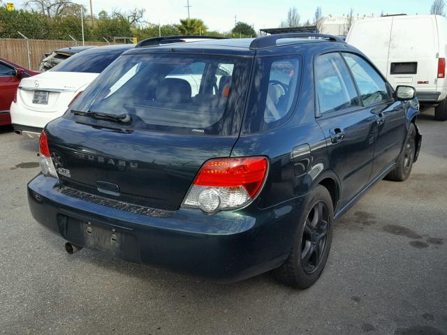 JF1GG65584G806642 - 2004 SUBARU IMPREZA TS GREEN photo 4