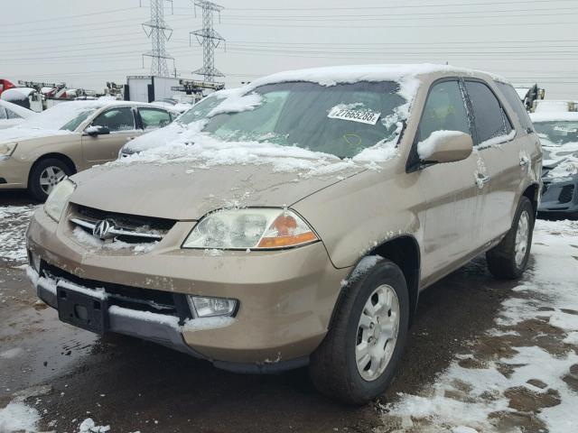 2HNYD18261H522447 - 2001 ACURA MDX GOLD photo 2