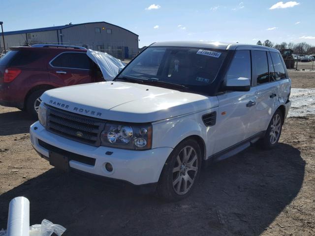 SALSK25427A111074 - 2007 LAND ROVER RANGE ROVE WHITE photo 2