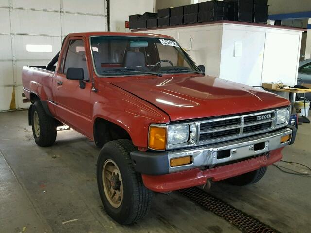 JT4RN63R5H0133242 - 1987 TOYOTA PICKUP RN6 RED photo 1