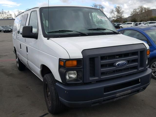 1FTNE1EW7EDA33295 - 2014 FORD ECONOLINE WHITE photo 1