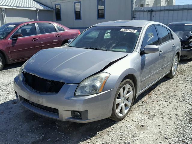 1N4BA41E27C802250 - 2007 NISSAN MAXIMA SE SILVER photo 2