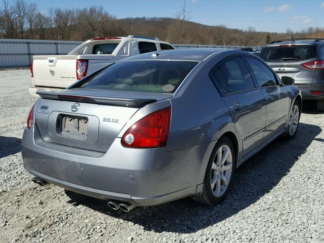 1N4BA41E27C802250 - 2007 NISSAN MAXIMA SE SILVER photo 4