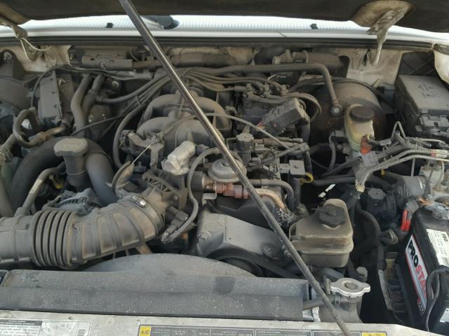 1FTYR10E12PB07241 - 2002 FORD RANGER WHITE photo 7