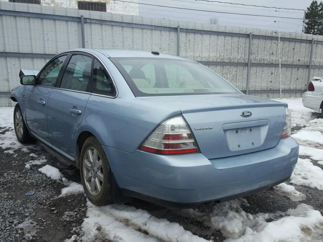 1FAHP23W99G107813 - 2009 FORD TAURUS SE BLUE photo 3