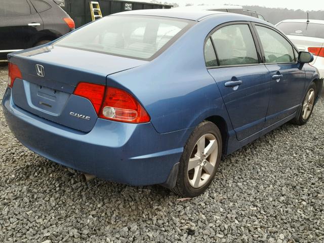 1HGFA16877L093121 - 2007 HONDA CIVIC EX BLUE photo 4