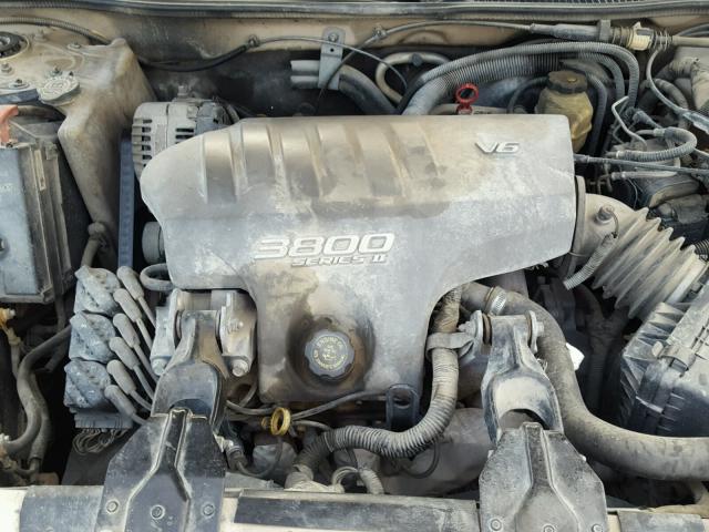 1G2WP52K11F154561 - 2001 PONTIAC GRAND PRIX TAN photo 7