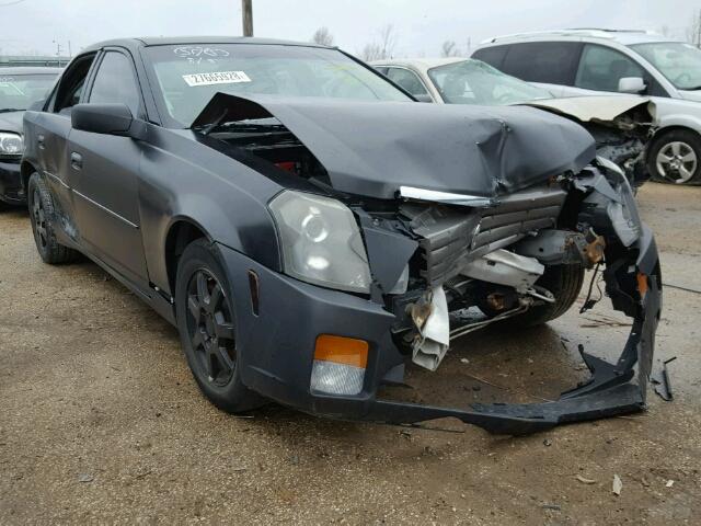 1G6DM56T350222028 - 2005 CADILLAC CTS BLACK photo 1