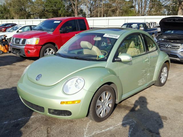 3VWRW31C28M524563 - 2008 VOLKSWAGEN NEW BEETLE GREEN photo 2