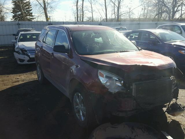 2CNFLCEW1A6227217 - 2010 CHEVROLET EQUINOX LS MAROON photo 1