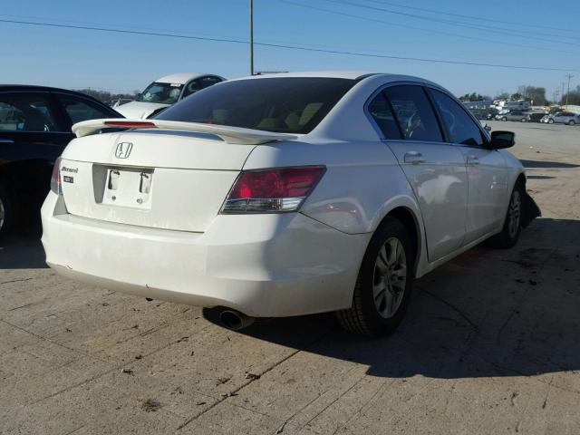 1HGCP26428A043602 - 2008 HONDA ACCORD LXP WHITE photo 4