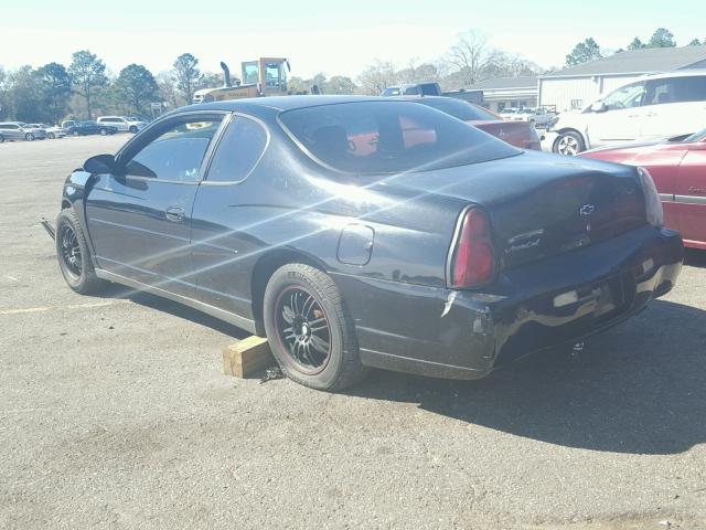 2G1WW12E749382149 - 2004 CHEVROLET MONTE CARL 黑色 照片 3