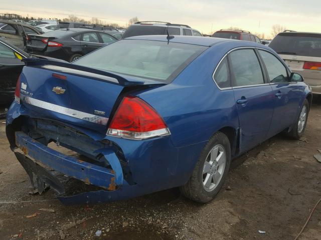 2G1WB5EK7A1122736 - 2010 CHEVROLET IMPALA LT BLUE photo 4