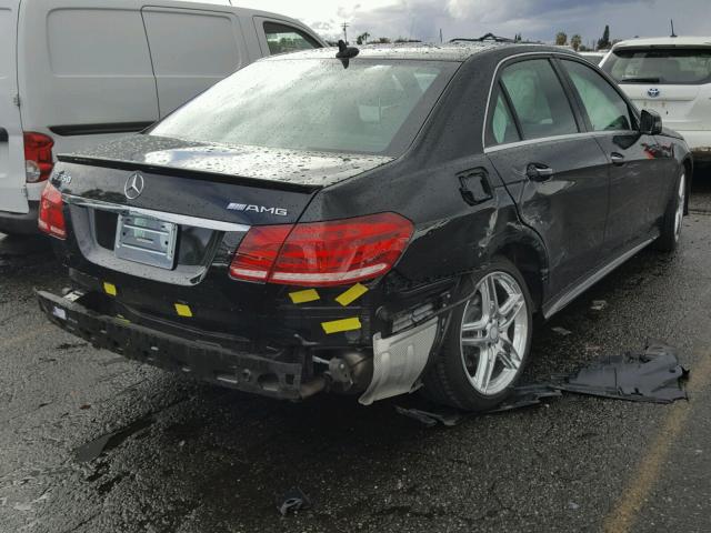 WDDHF5KBXEA800132 - 2014 MERCEDES-BENZ E 350 BLACK photo 4