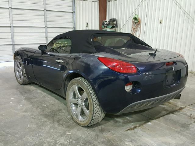 1G2MB35B47Y112453 - 2007 PONTIAC SOLSTICE BLUE photo 3