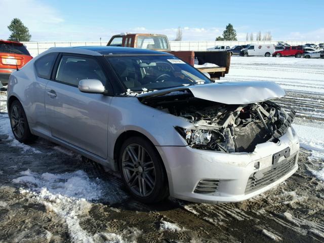 JTKJF5C74D3060594 - 2013 TOYOTA SCION TC SILVER photo 1