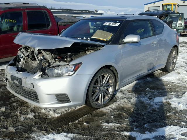 JTKJF5C74D3060594 - 2013 TOYOTA SCION TC 银色 照片 2