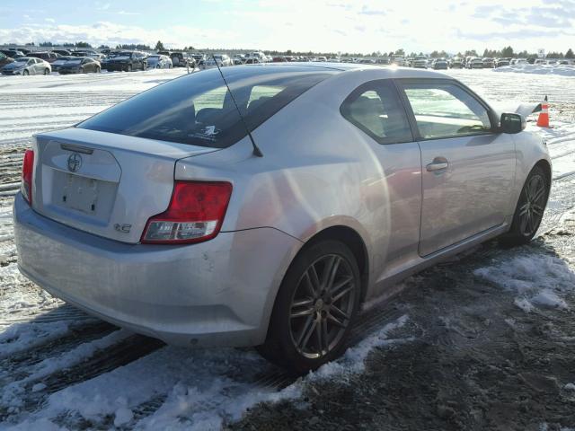 JTKJF5C74D3060594 - 2013 TOYOTA SCION TC SILVER photo 4