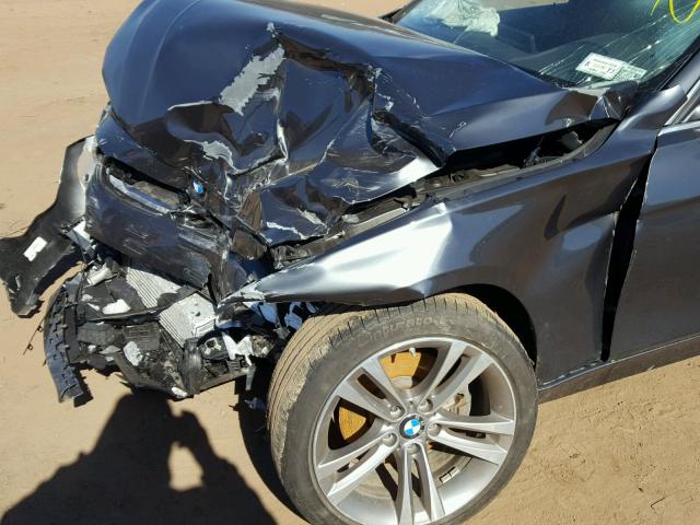 WBA8G5C59GK752830 - 2016 BMW 328 XI GRAY photo 9