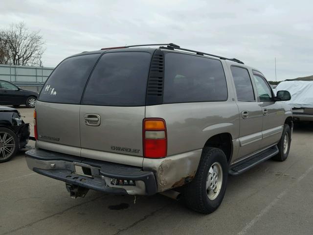 3GNFK16T31G185547 - 2001 CHEVROLET SUBURBAN K GRAY photo 4