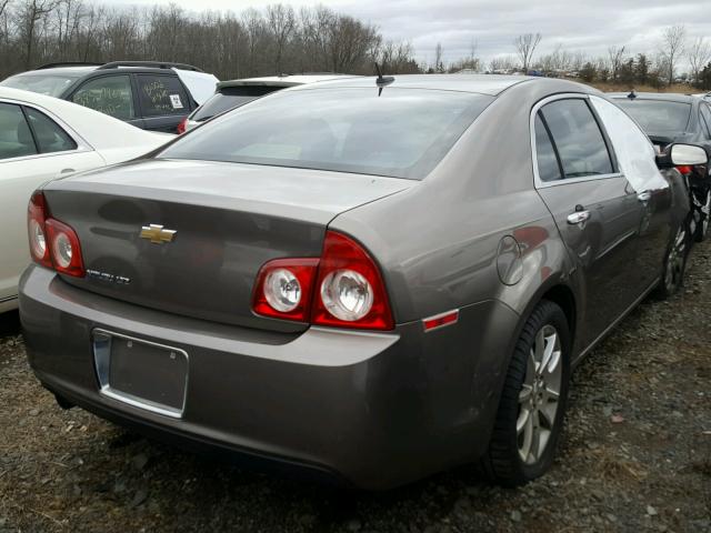 1G1ZE5E18BF222804 - 2011 CHEVROLET MALIBU LTZ 棕色 照片 4