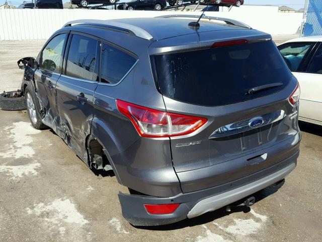 1FMCU0JX1EUD14250 - 2014 FORD ESCAPE TIT GRAY photo 3