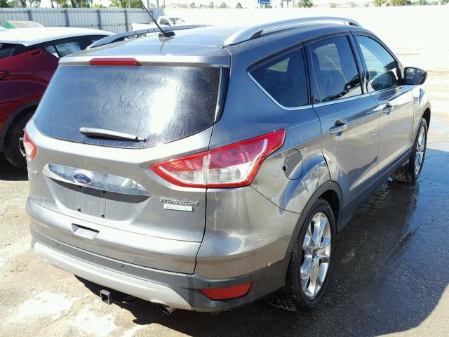 1FMCU0JX1EUD14250 - 2014 FORD ESCAPE TIT GRAY photo 4