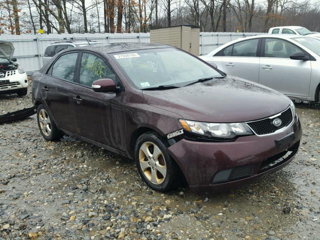 KNAFU4A29A5174477 - 2010 KIA FORTE EX BURGUNDY photo 1