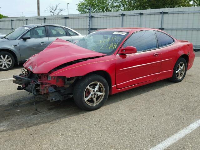1G2WP12K2VF347266 - 1997 PONTIAC GRAND PRIX RED photo 2