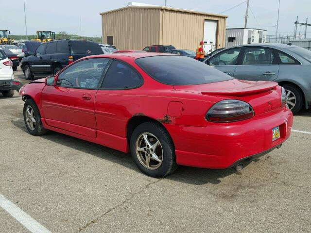 1G2WP12K2VF347266 - 1997 PONTIAC GRAND PRIX RED photo 3
