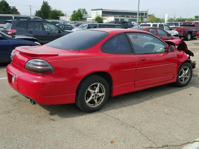1G2WP12K2VF347266 - 1997 PONTIAC GRAND PRIX RED photo 4