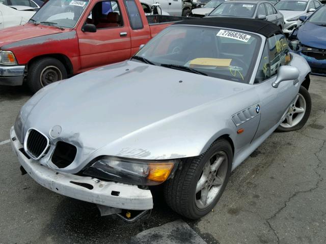 4USCH732XWLE05749 - 1998 BMW Z3 1.9 SILVER photo 2